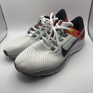 Nike Air Zoom Pegasus 38 Running Training Shoes 8.5 Sail/Gym RedBlack DQ4499-101